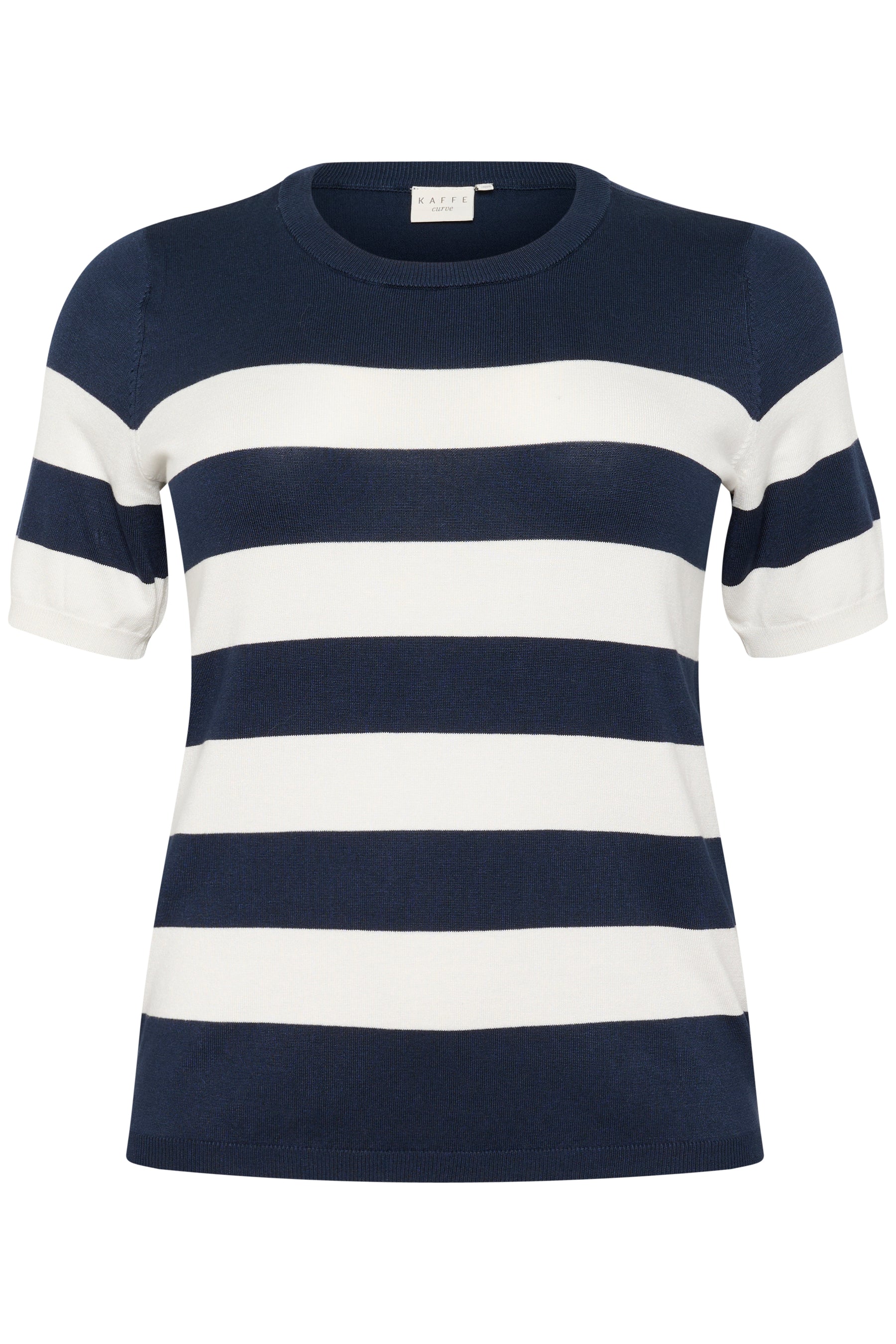 Kaffe Curve Lizzy Knit Top in Navy