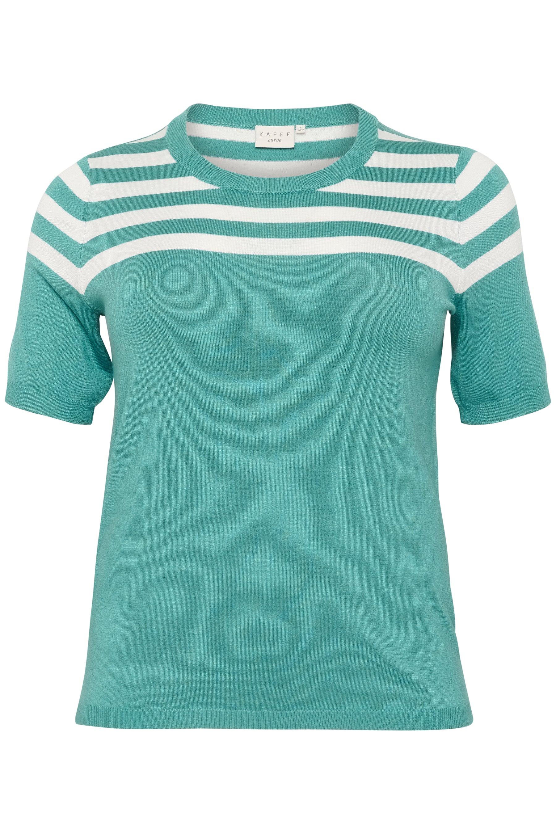 Kaffe Curve Lizzy Knit Top in Teal