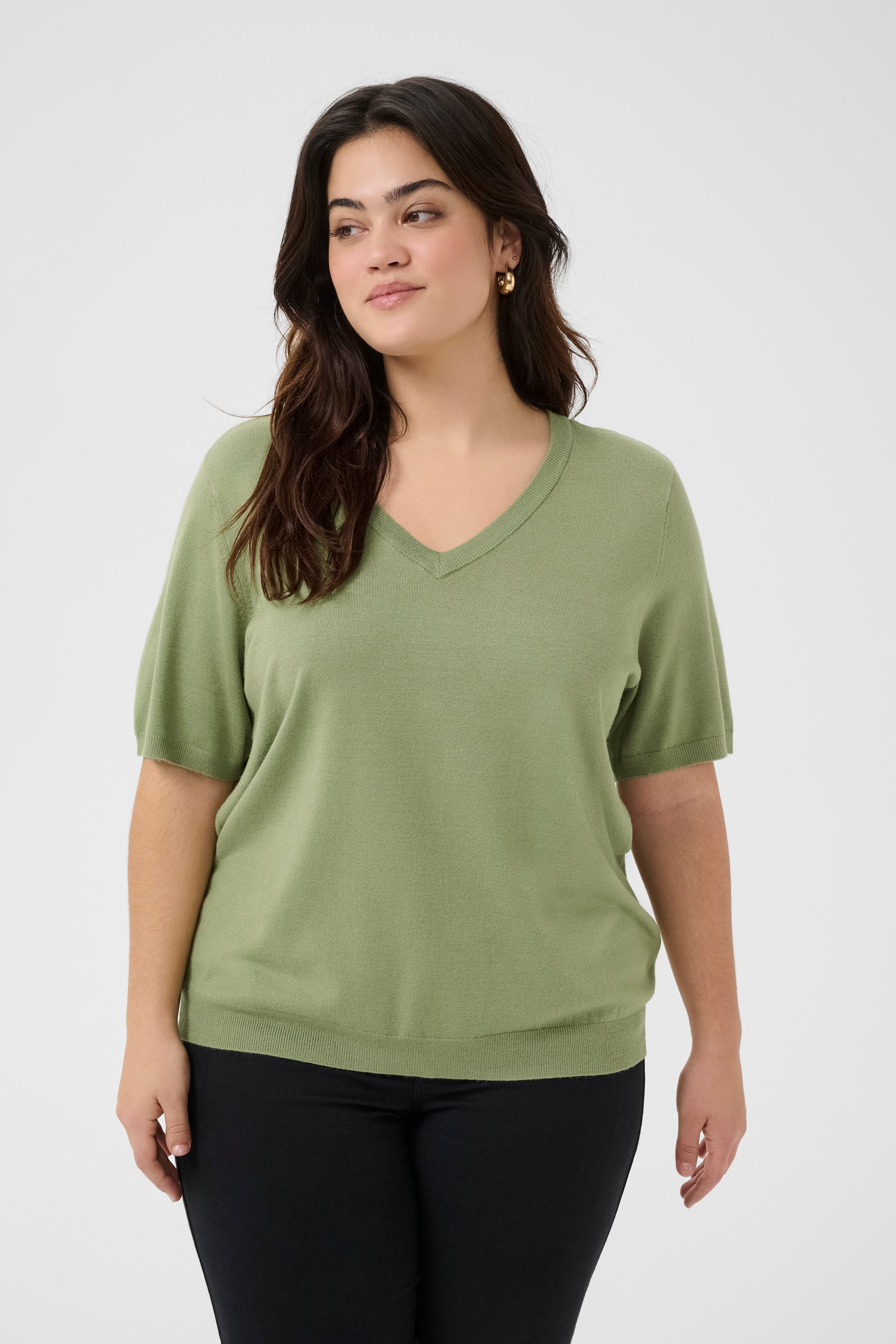 Kaffe Curve Lizzy Knit in Green