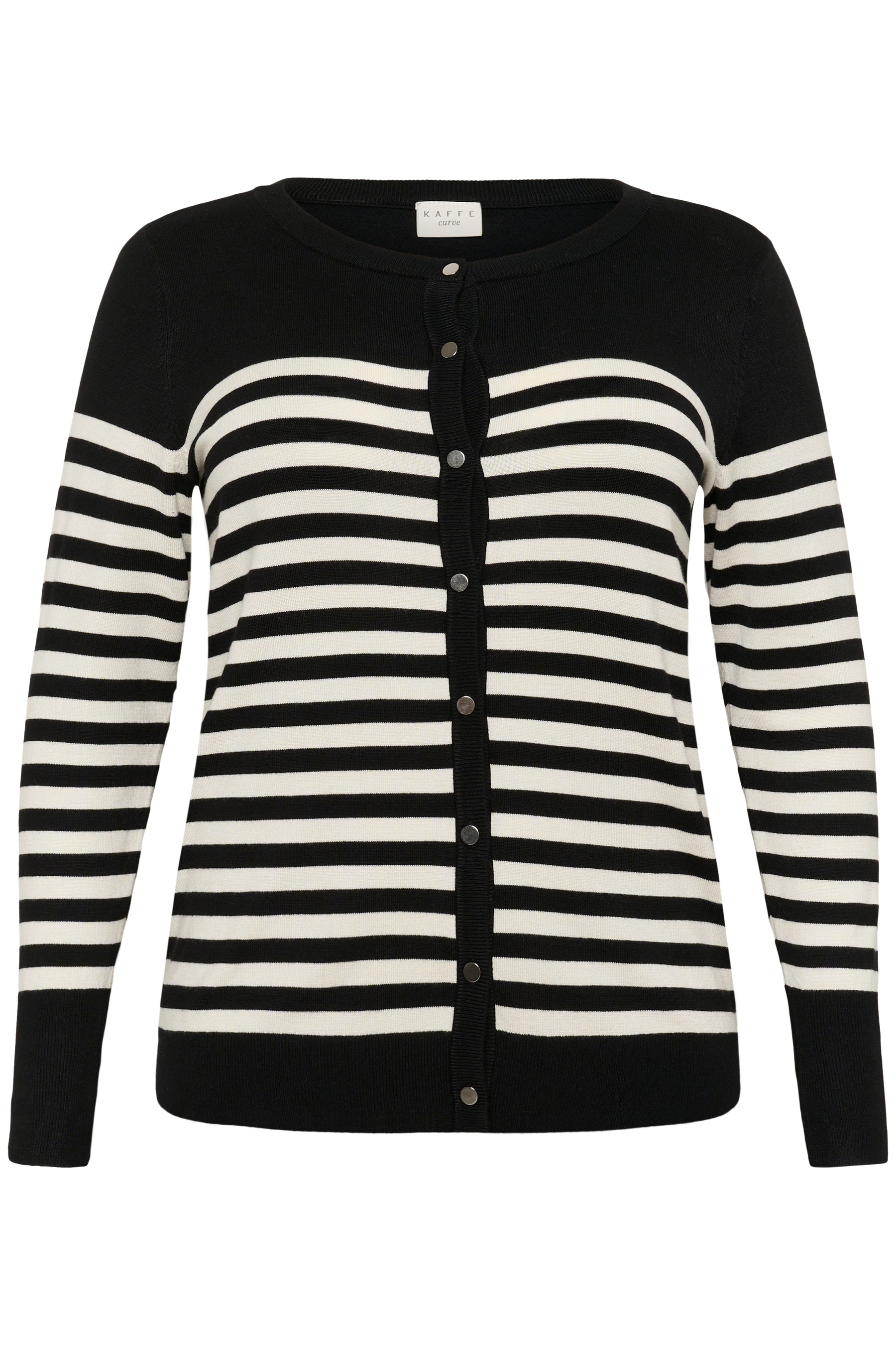 Kaffe Curve Lizzy Striped Cardigan