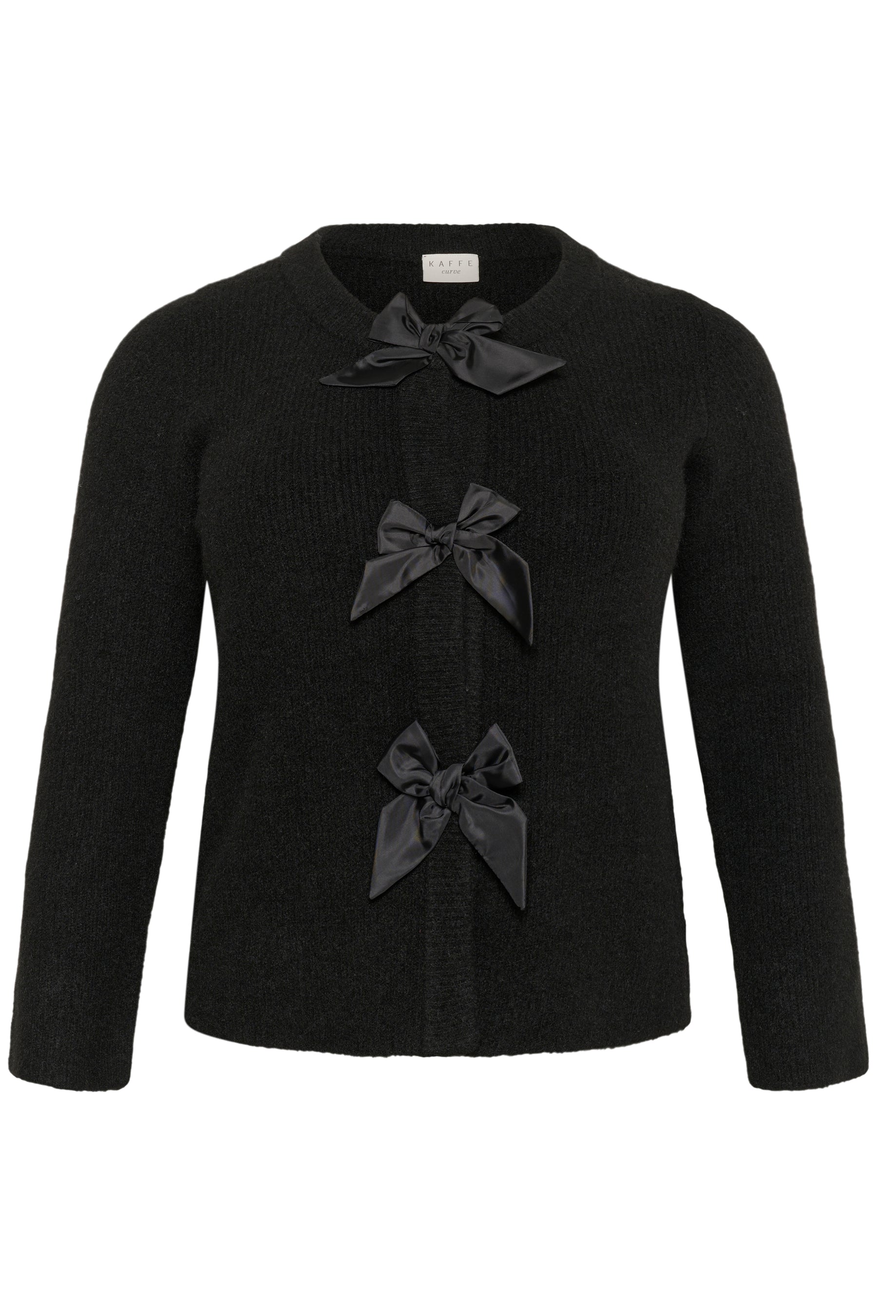 Kaffe Curve Maia Cardigan in Black