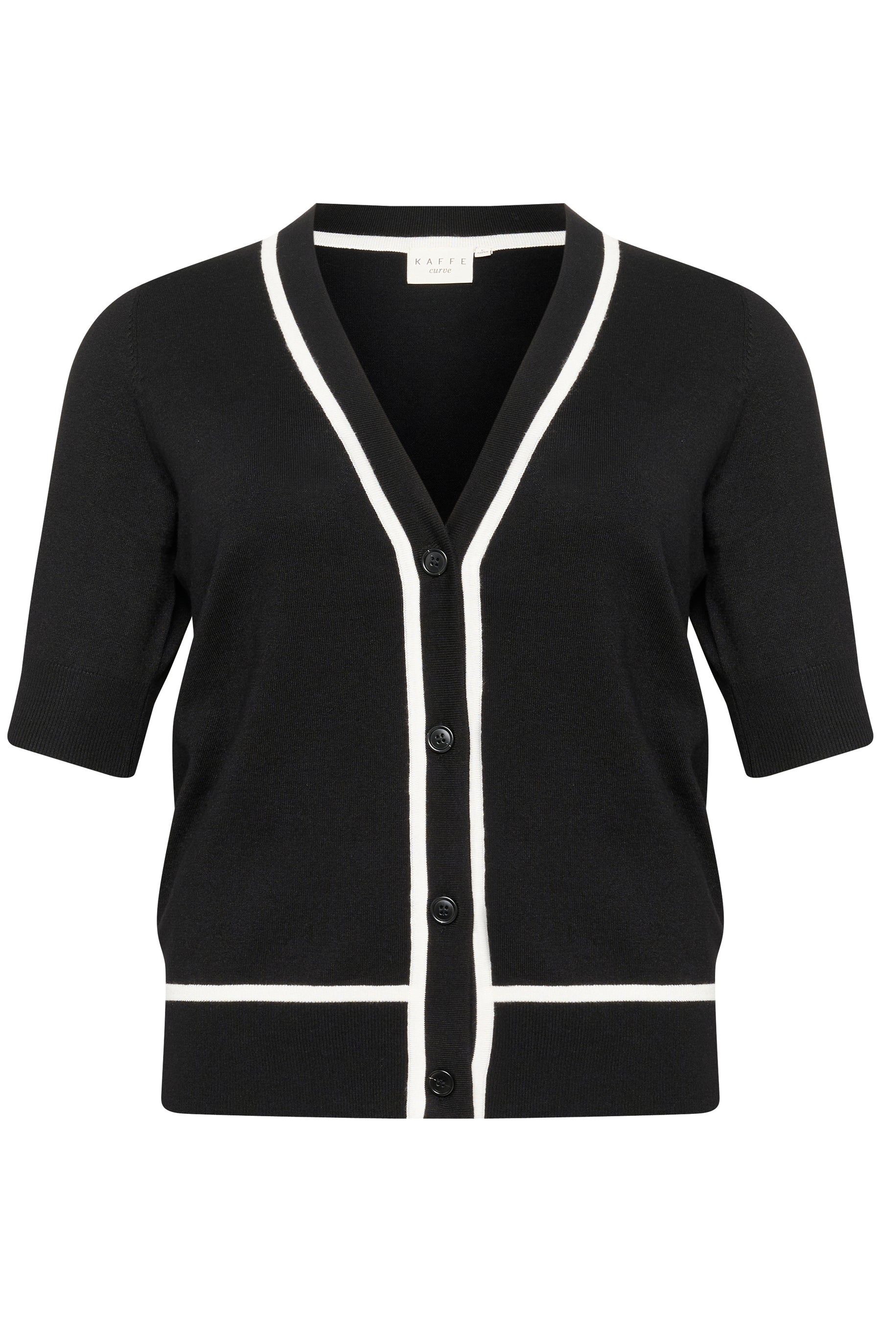 Kaffe Curve Mallie Cardigan in Black