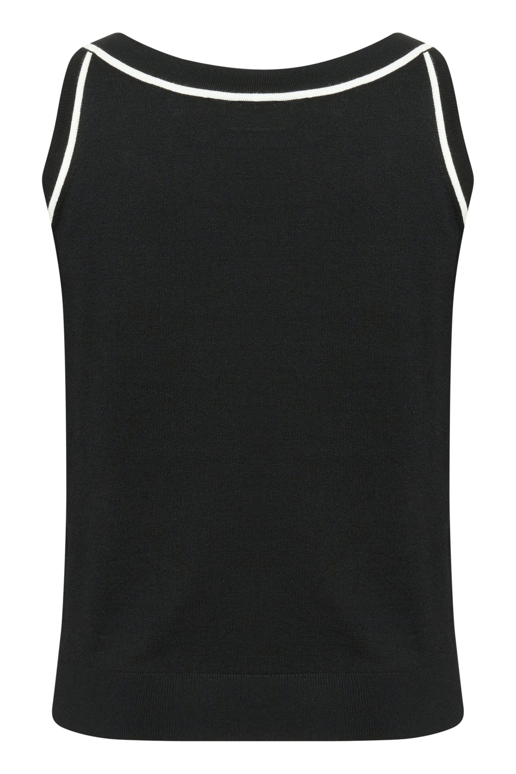 Kaffe Curve Mallie Knit Vest in Black