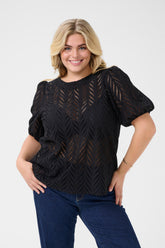Kaffe Curve Masia Blouse in Black