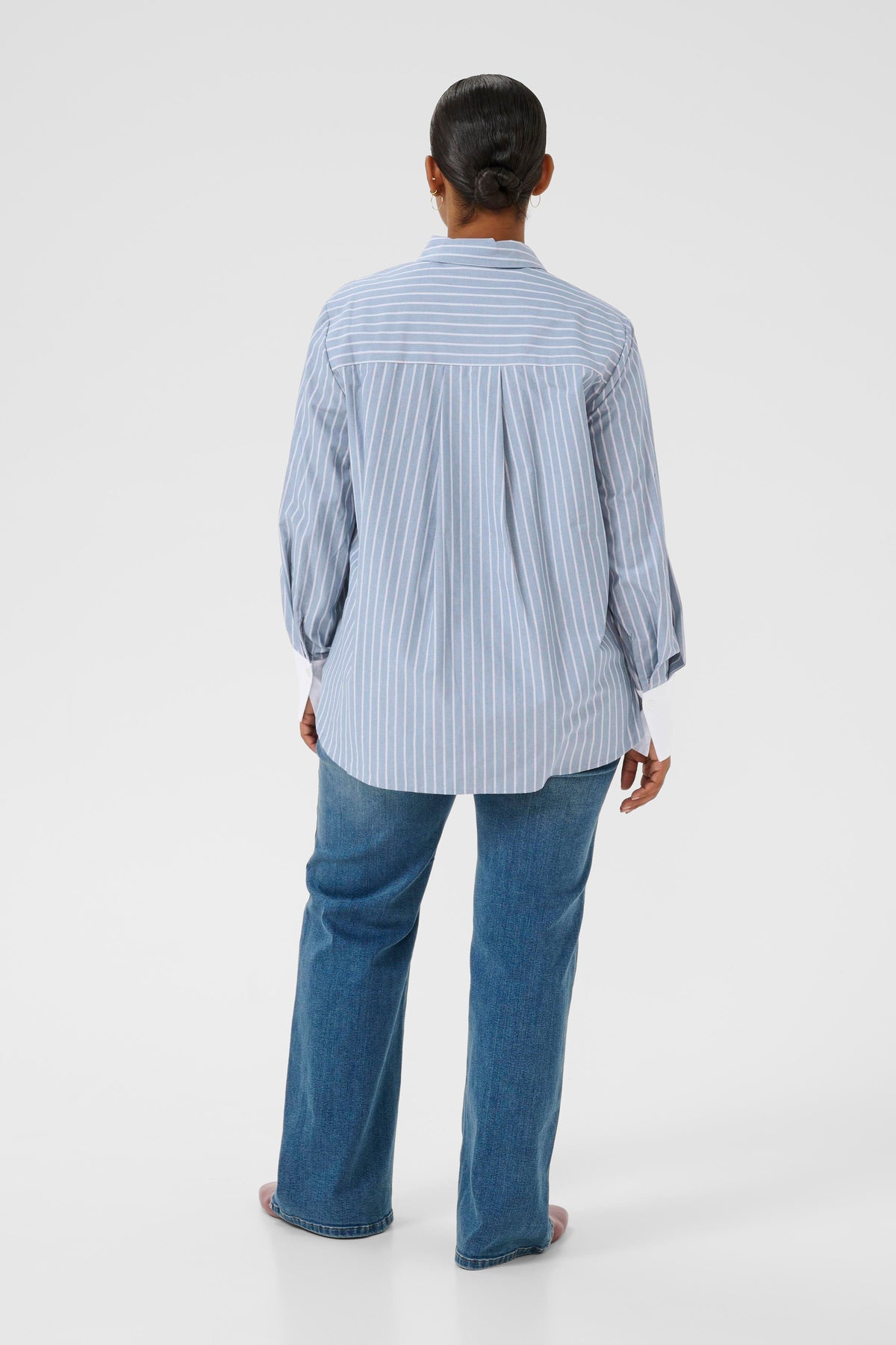 Kaffe Curve Melina Shirt in Blue