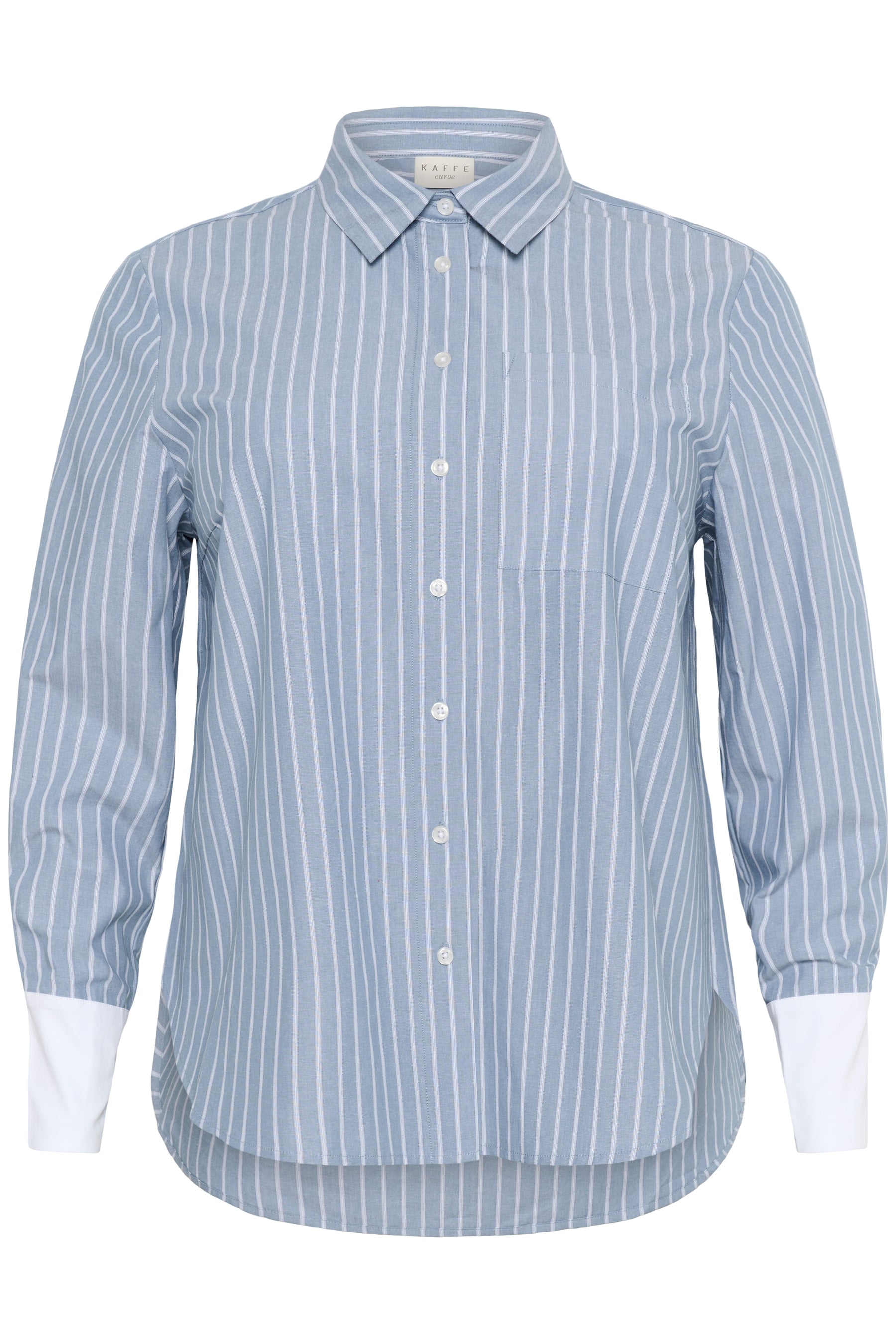 Kaffe Curve Melina Shirt in Blue