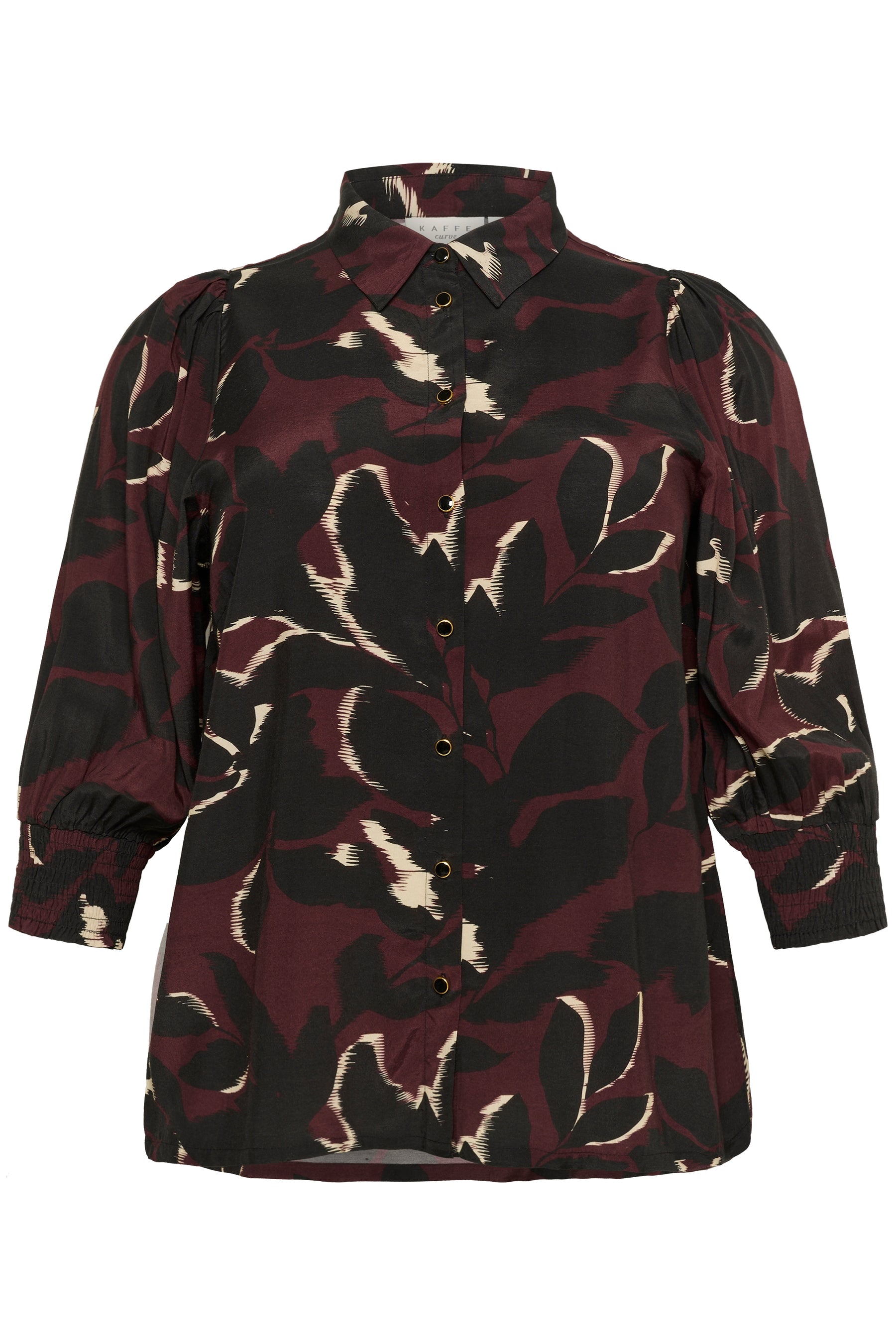 Kaffe Curve Milana Shirt in Wine