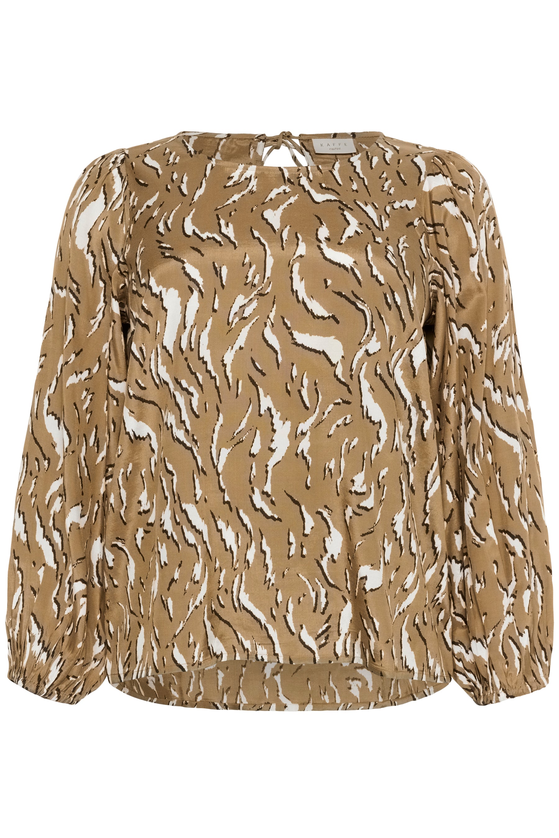 Kaffe Curve Milina Blouse in Tan