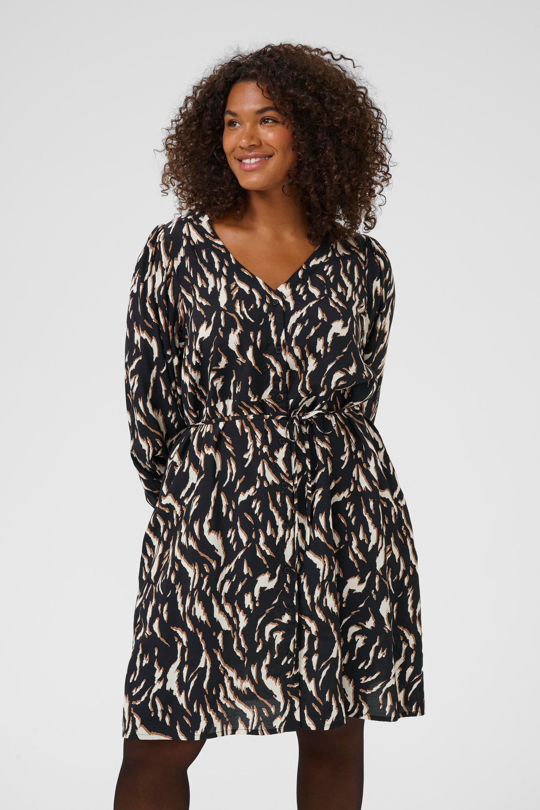 Kaffe Curve Milina Dress in Black