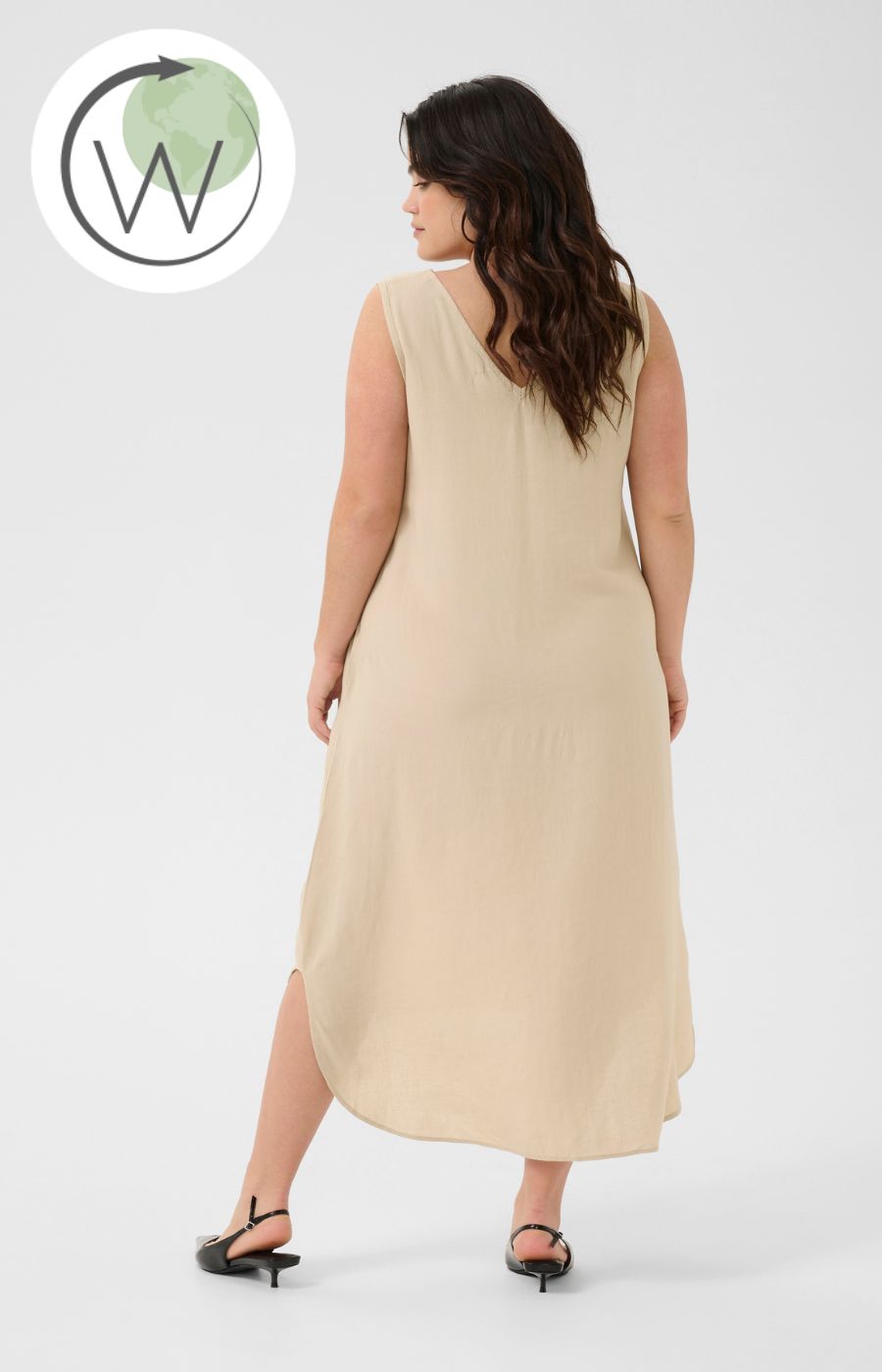 Kaffe Curve Millie Dress Beige