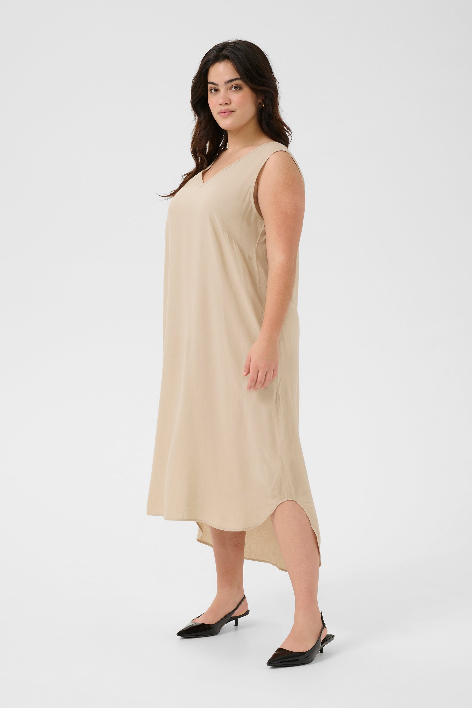 Kaffe Curve Millie Dress Beige