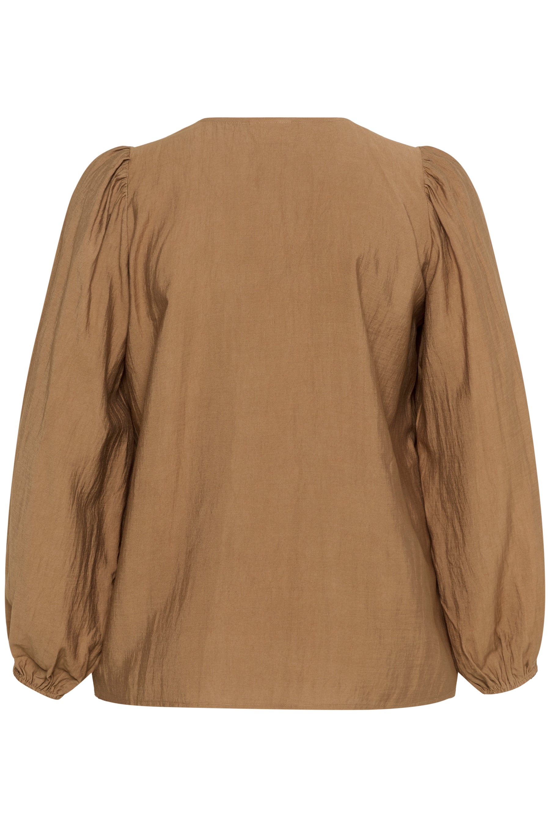Kaffe Curve Mirana Blouse in Tan