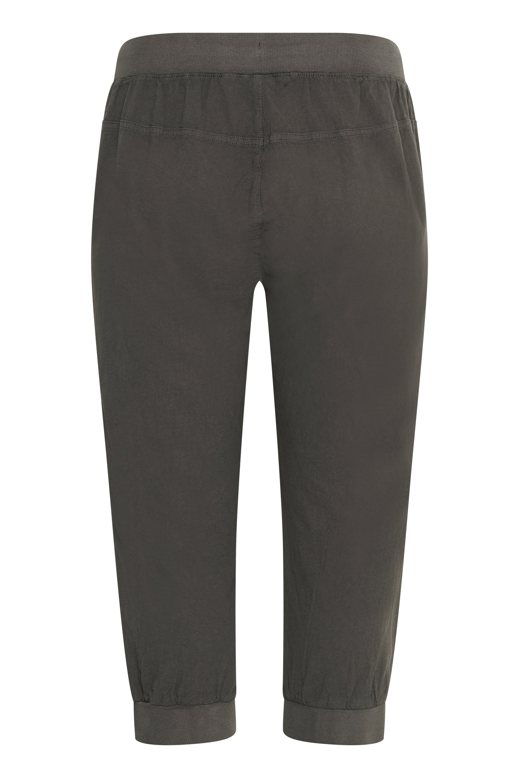 Kaffe Curve Nana Capri Pants in Charcoal