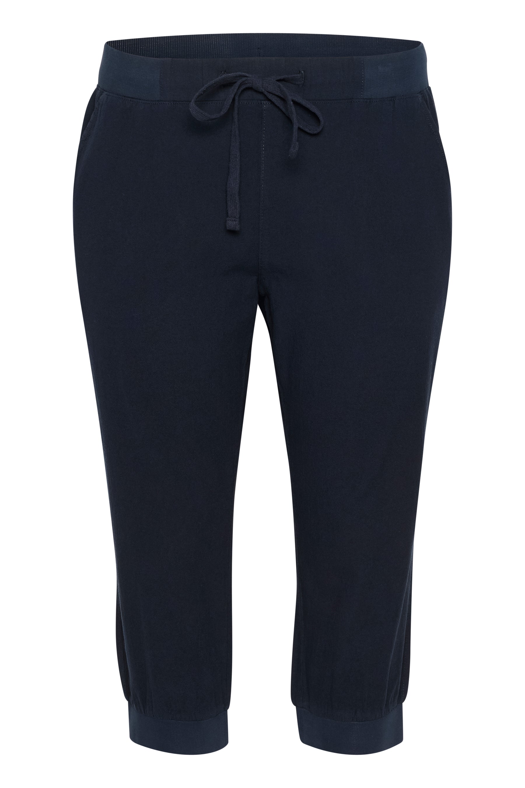 Kaffe Curve Nana Capri Pants in Navy
