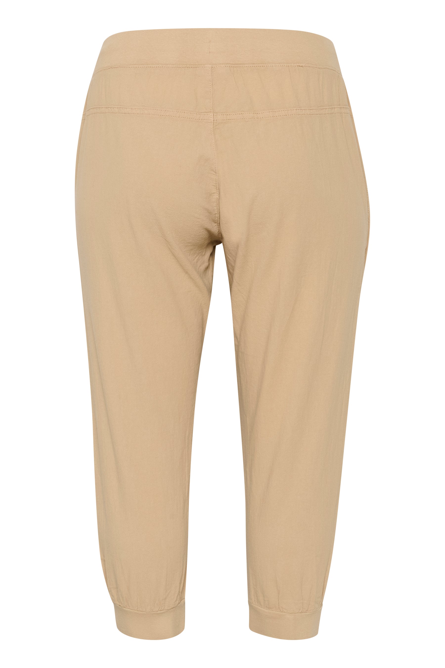 Kaffe Curve Nana Capri Pants in Sand