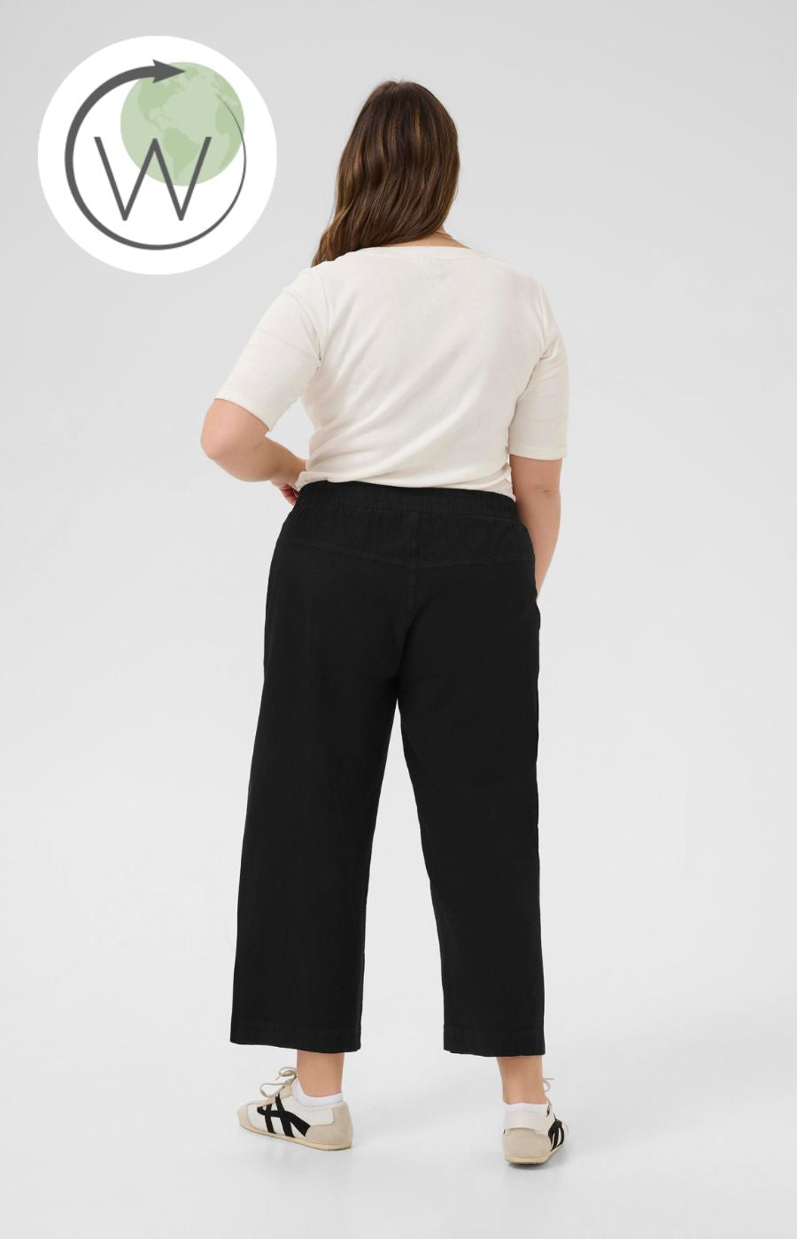 Kaffe Curve Nana Culottes in Black