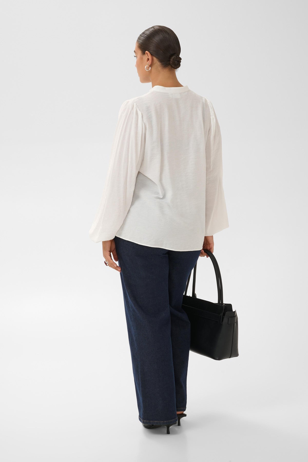 Kaffe Curve Nicola Shirt in White