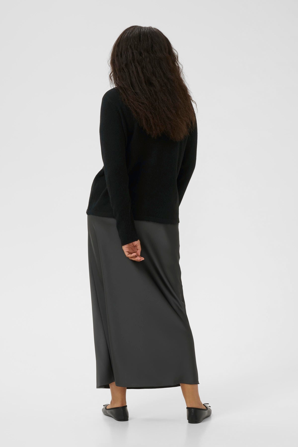 Kaffe Curve Niela Cardigan in Black