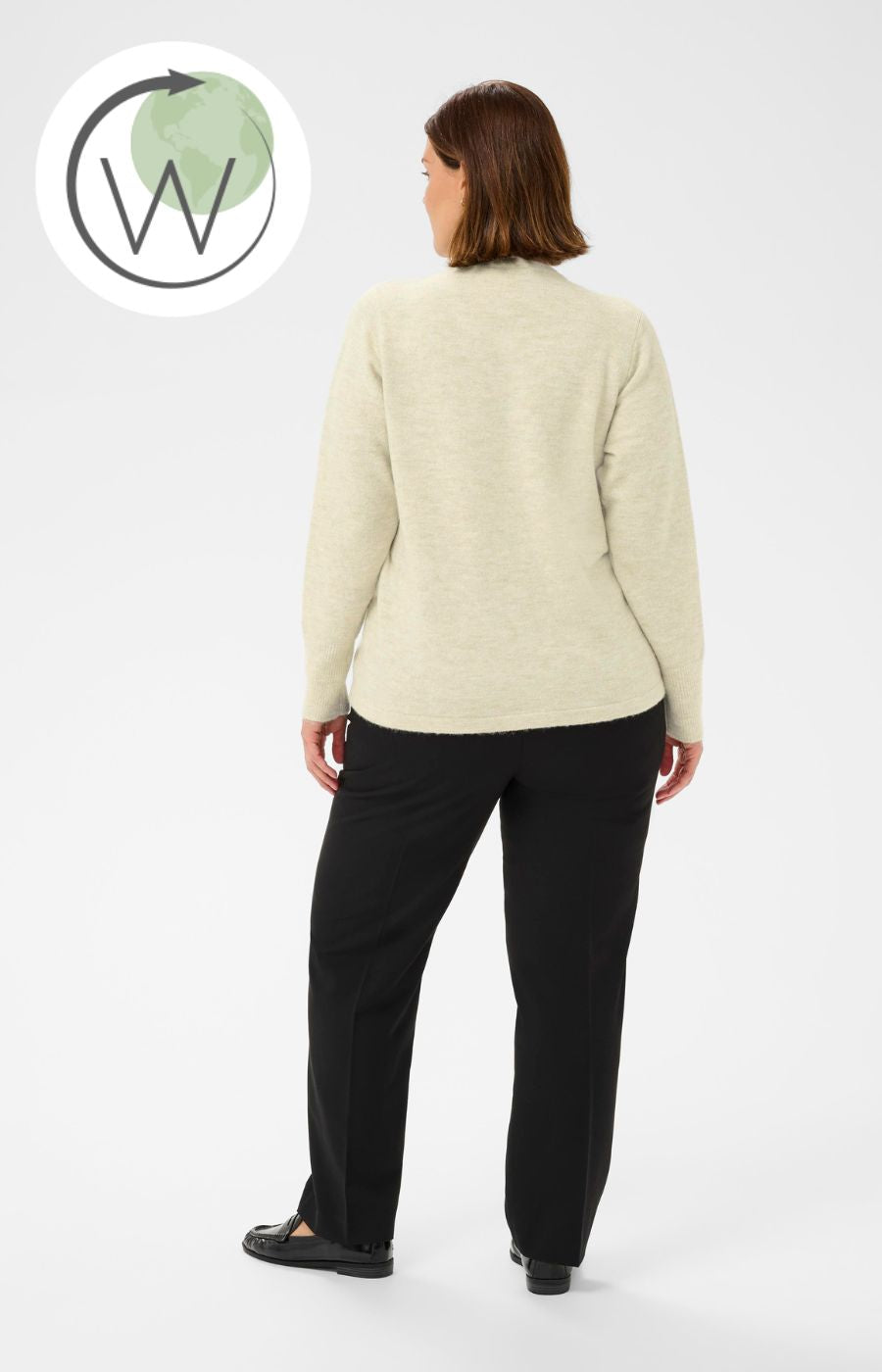 Kaffe Curve Niela Cardigan in Cream