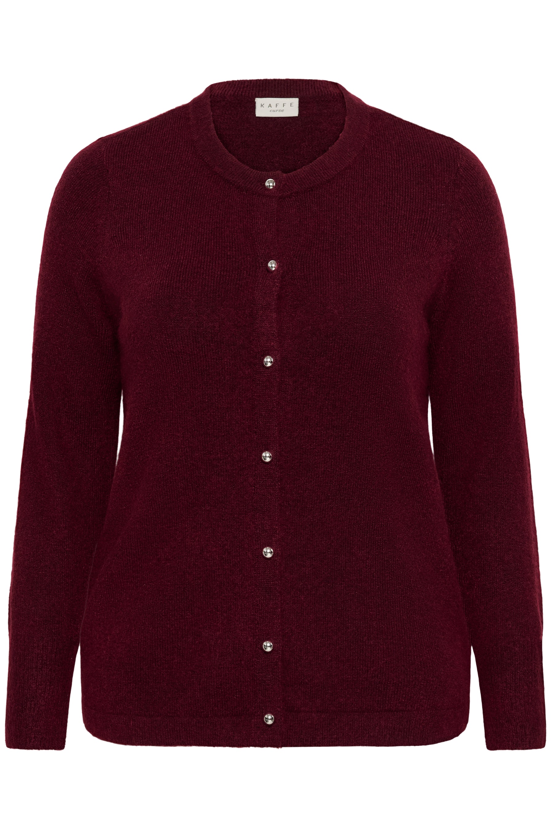 Kaffe Curve Niela Cardigan in Wine
