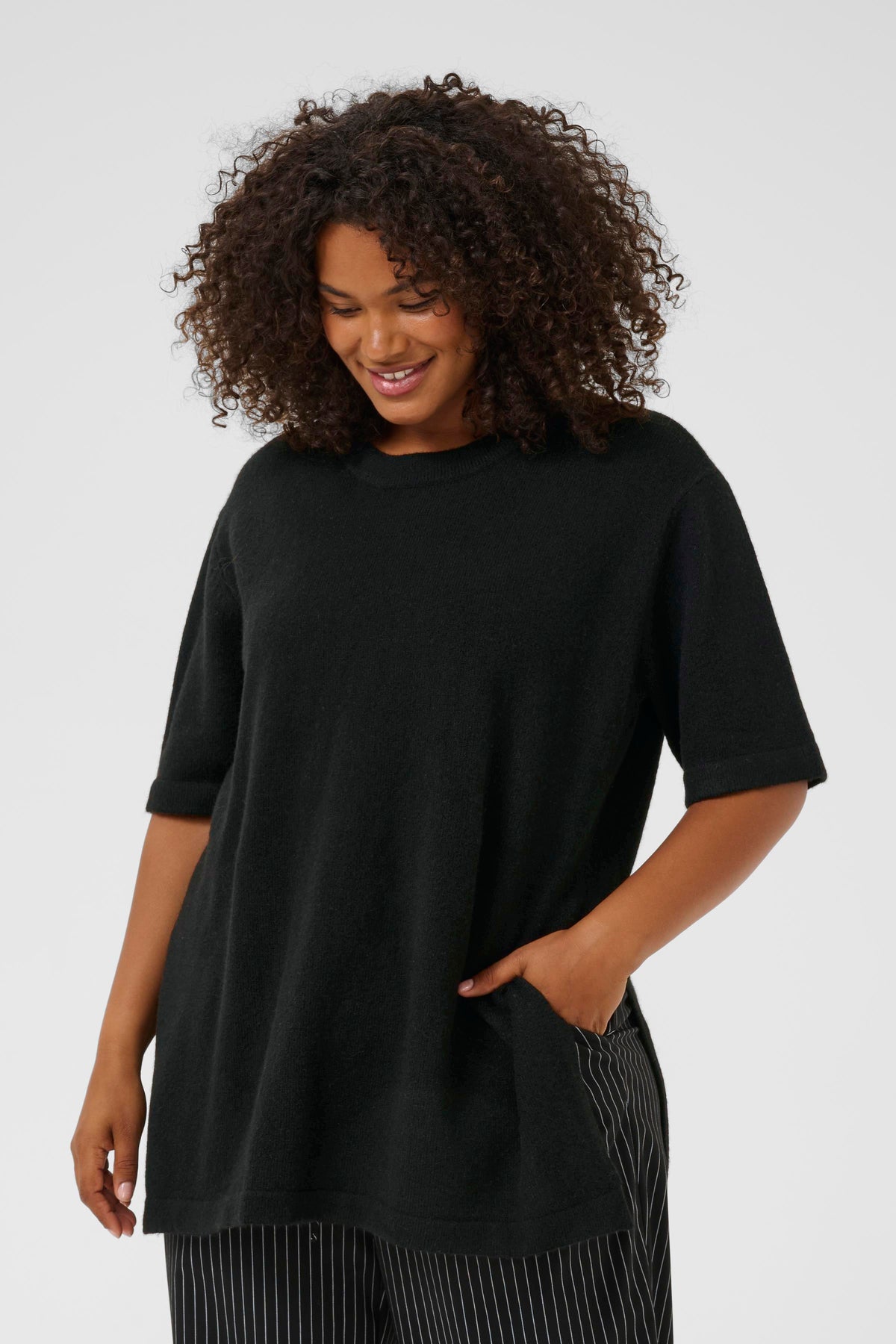 Kaffe Curve Niela Jumper in Black
