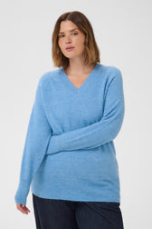 Kaffe Curve Niela Jumper in Provence