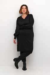 Kaffe Curve Regitta Dress in Black