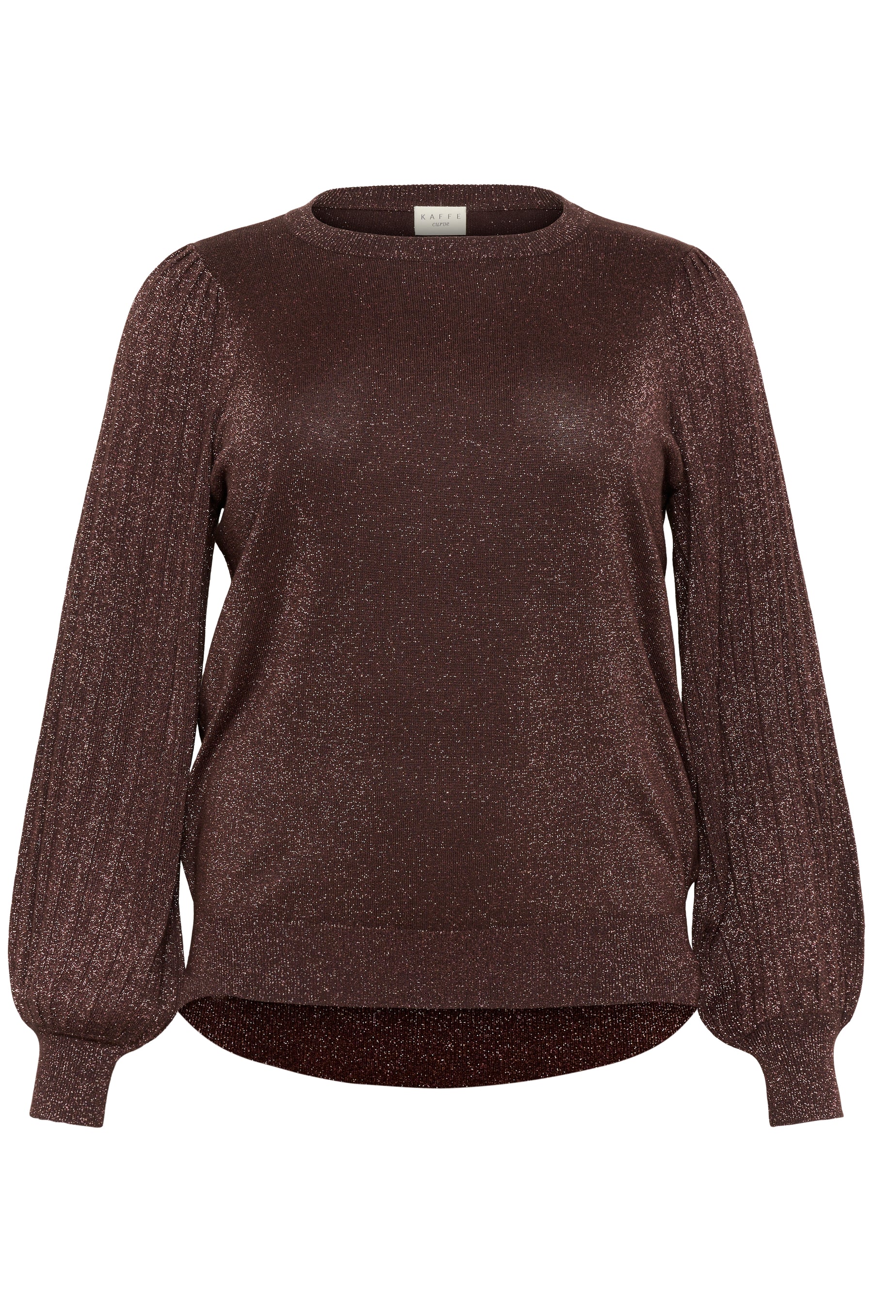 Kaffe Curve Regitta Jumper in Chocolate