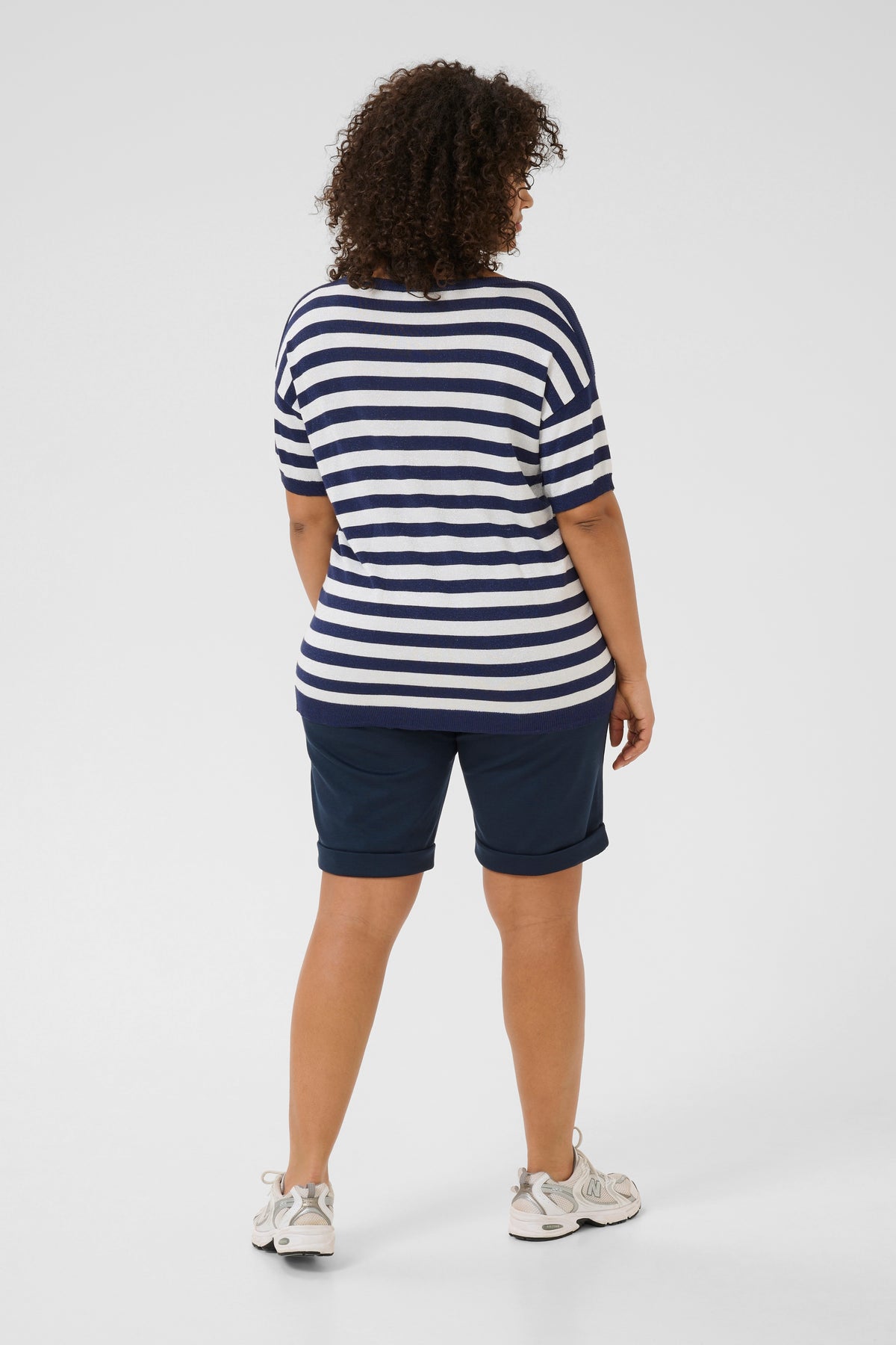 Kaffe Curve Regitta Knit Navy Stripe