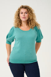 Kaffe Curve Regitta Knit in Teal