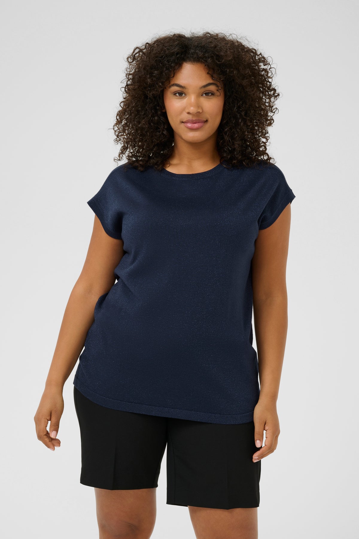 Kaffe Curve Regitta Top Navy