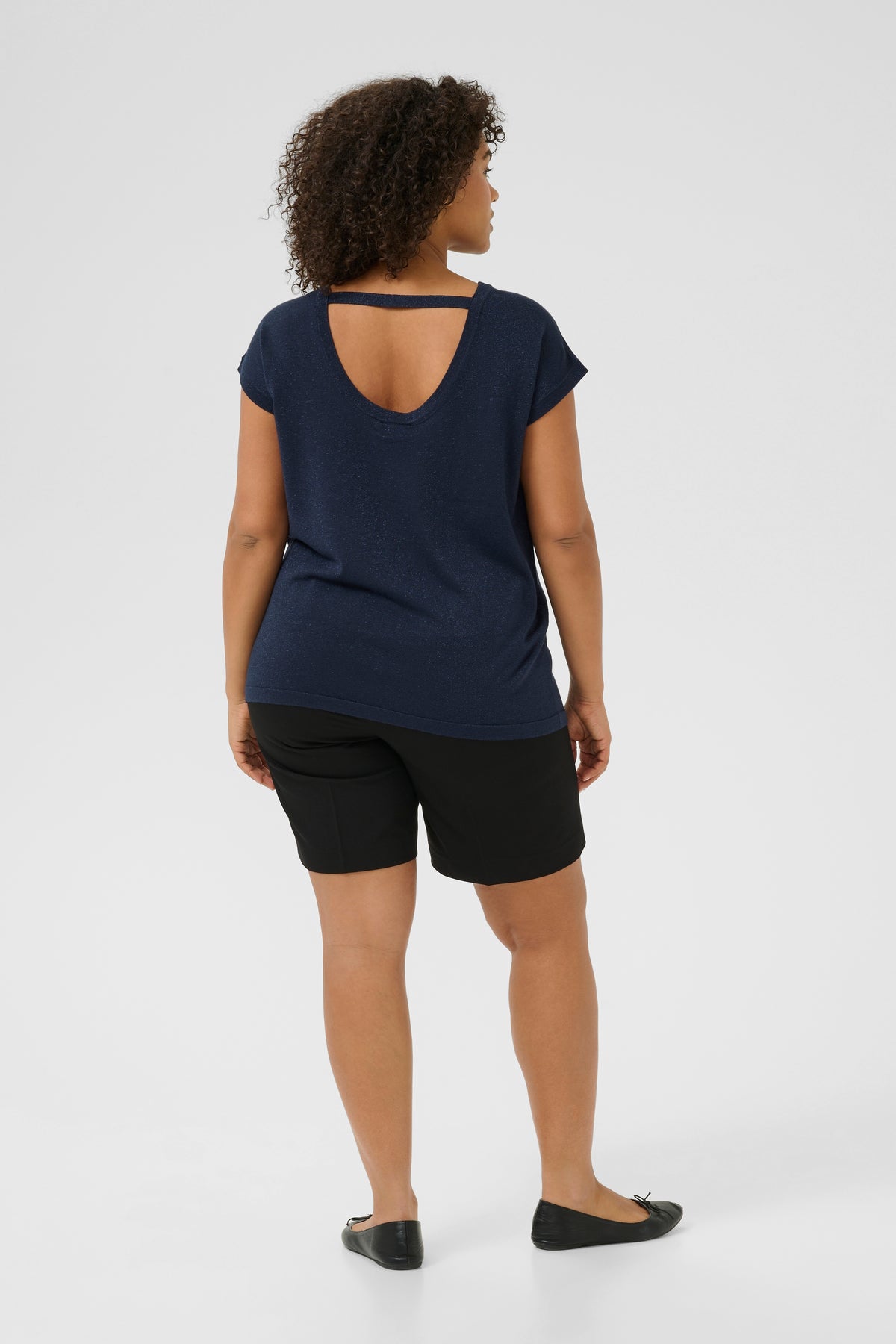 Kaffe Curve Regitta Top Navy