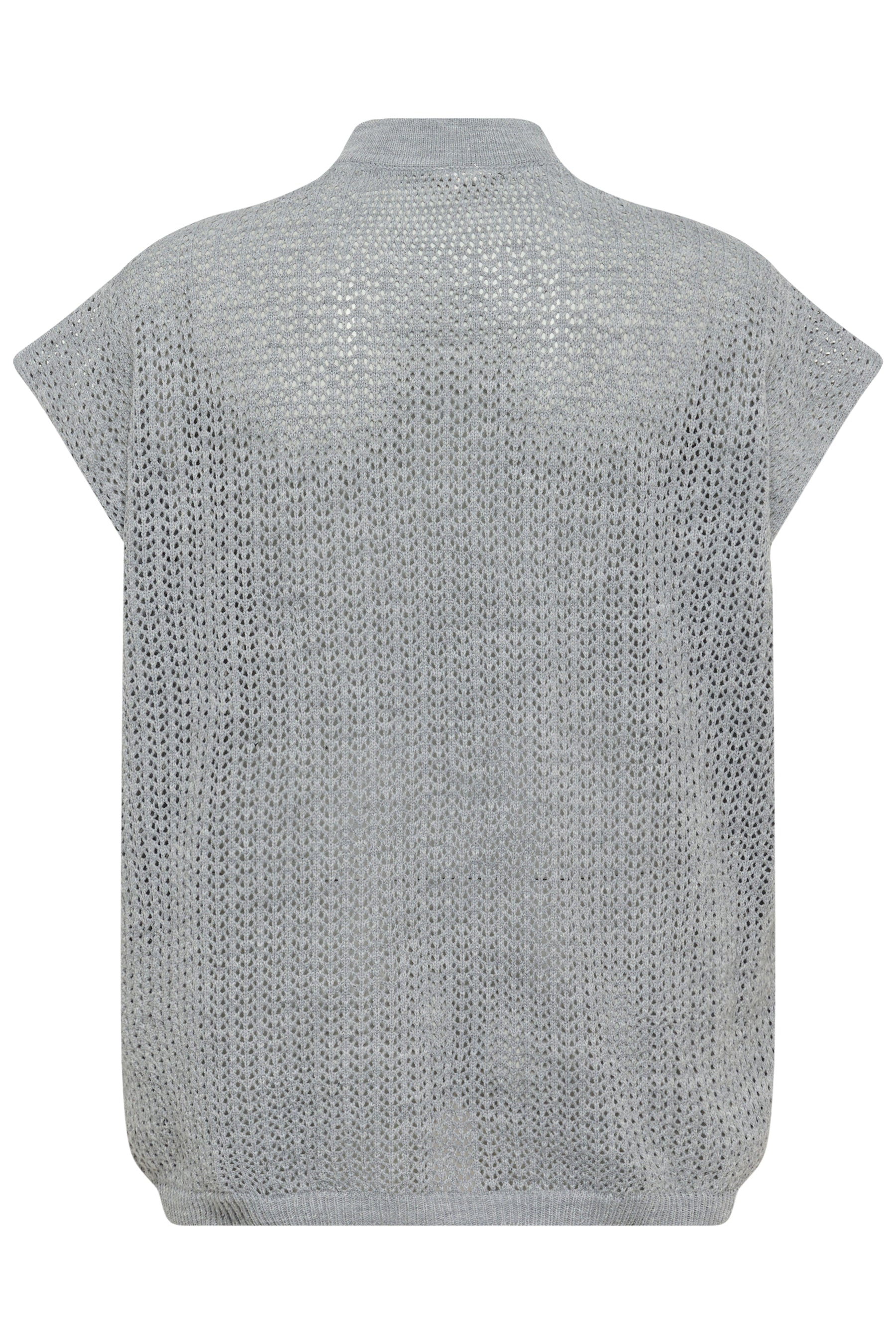 Kaffe Curve Rosa Poncho in Grey