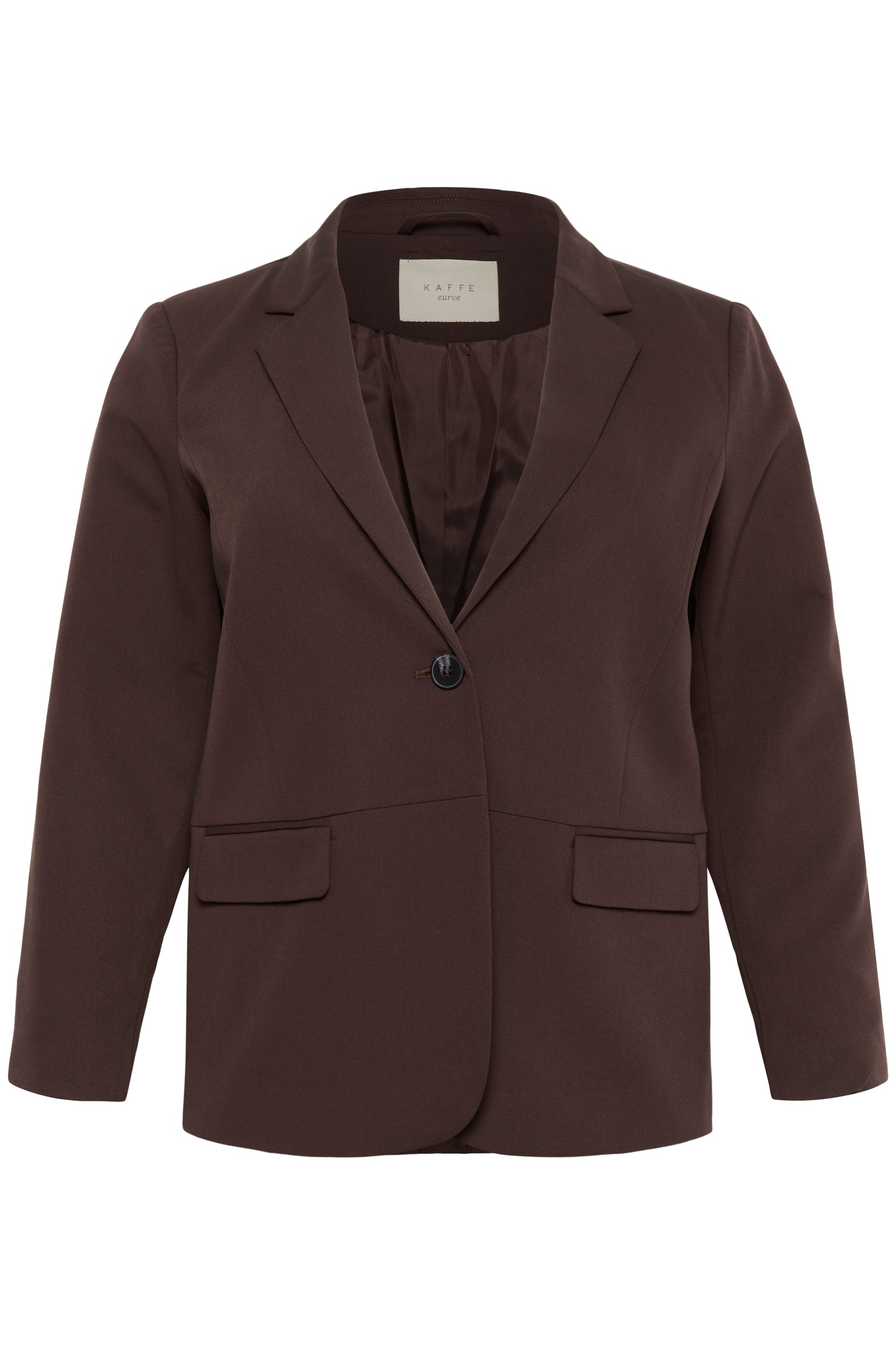 Kaffe Curve Sakira Blazer in Brown