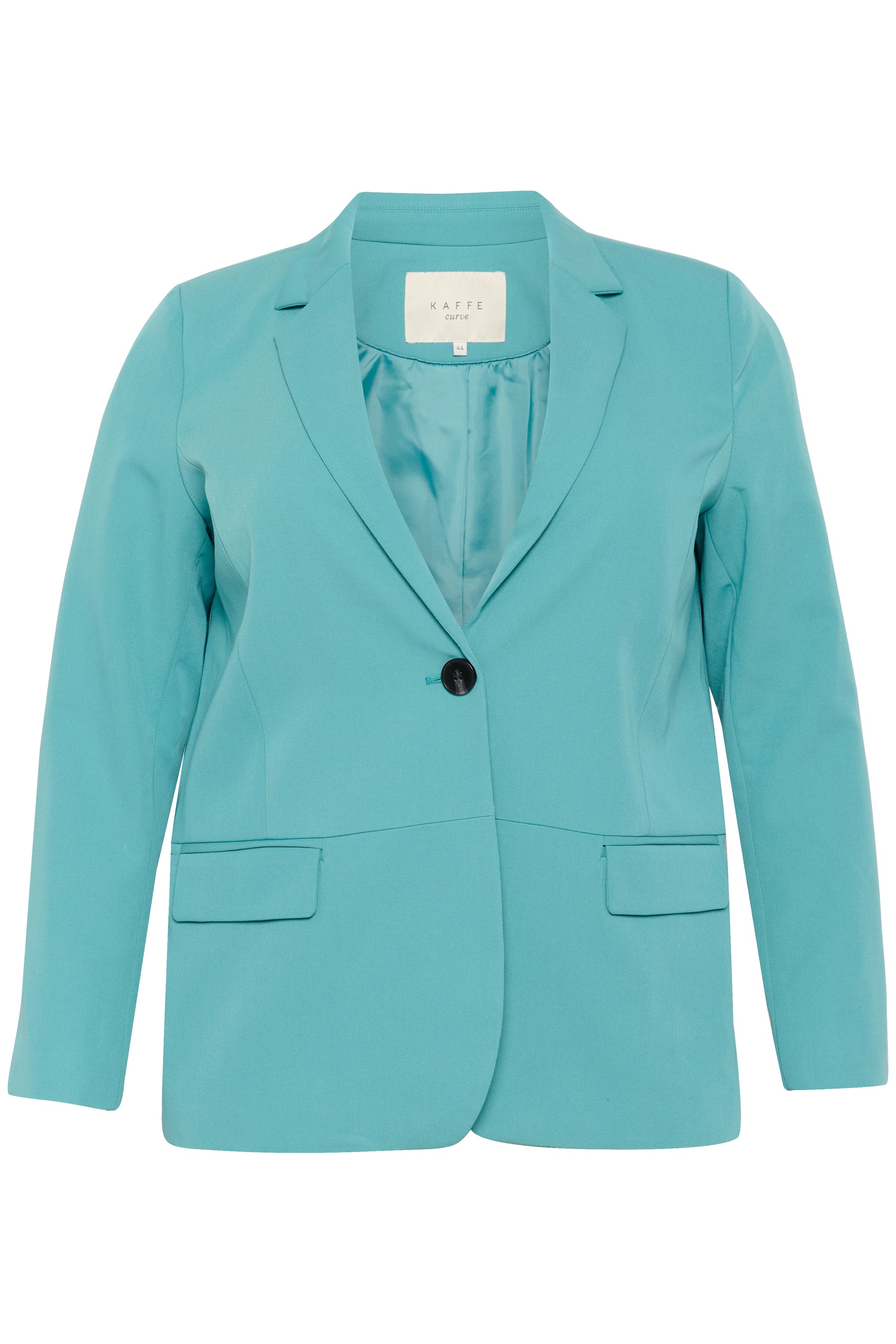 Kaffe Curve Sakira Blazer in Teal