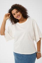 Kaffe Curve Stormi T-Shirt in White
