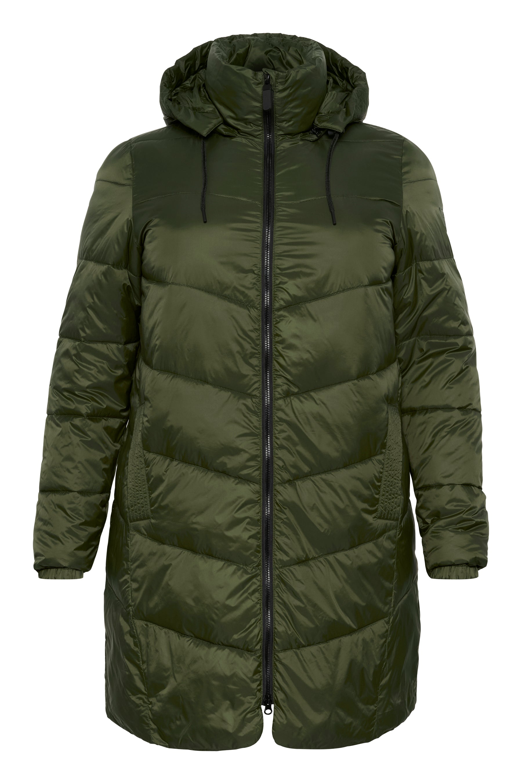 Kaffe Curve Susanna Coat in Khaki