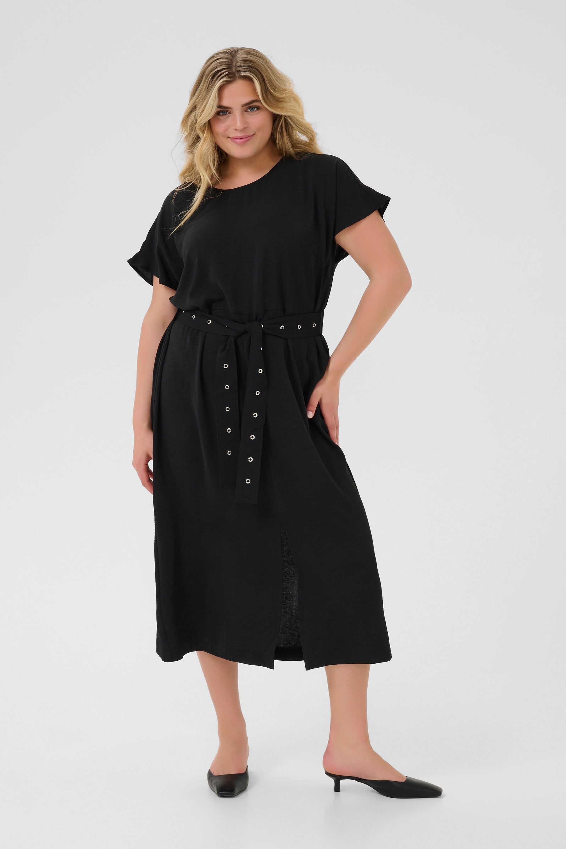 Kaffe Curve Tenna Dress in Black