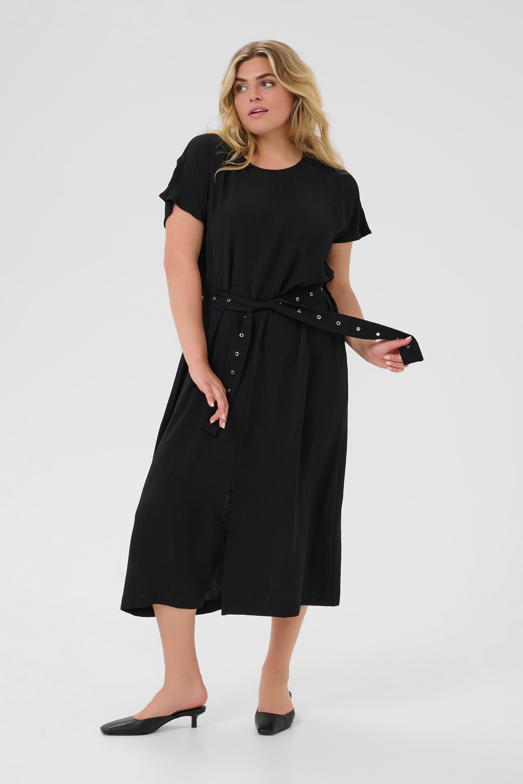 Kaffe Curve Tenna Dress in Black