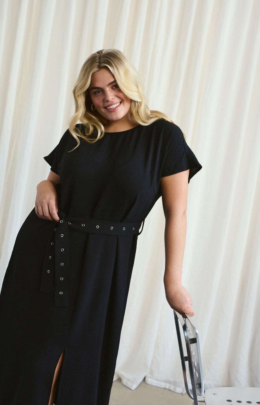 Kaffe Curve Tenna Dress in Black
