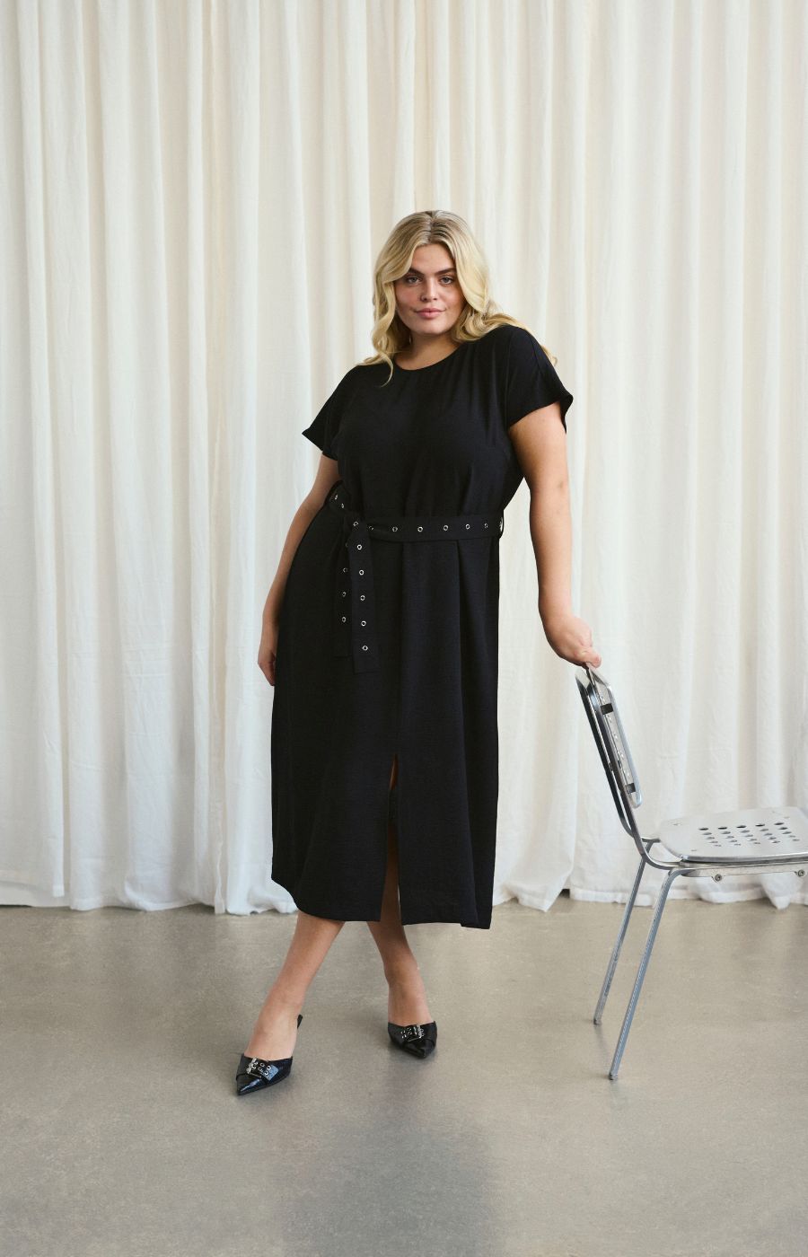 Kaffe Curve Tenna Dress in Black