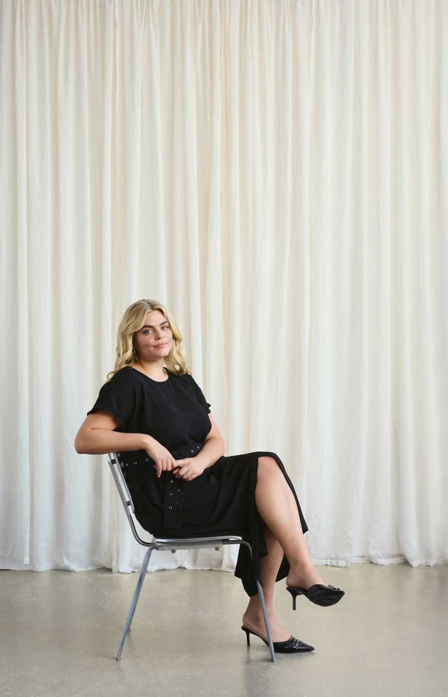 Kaffe Curve Tenna Dress in Black