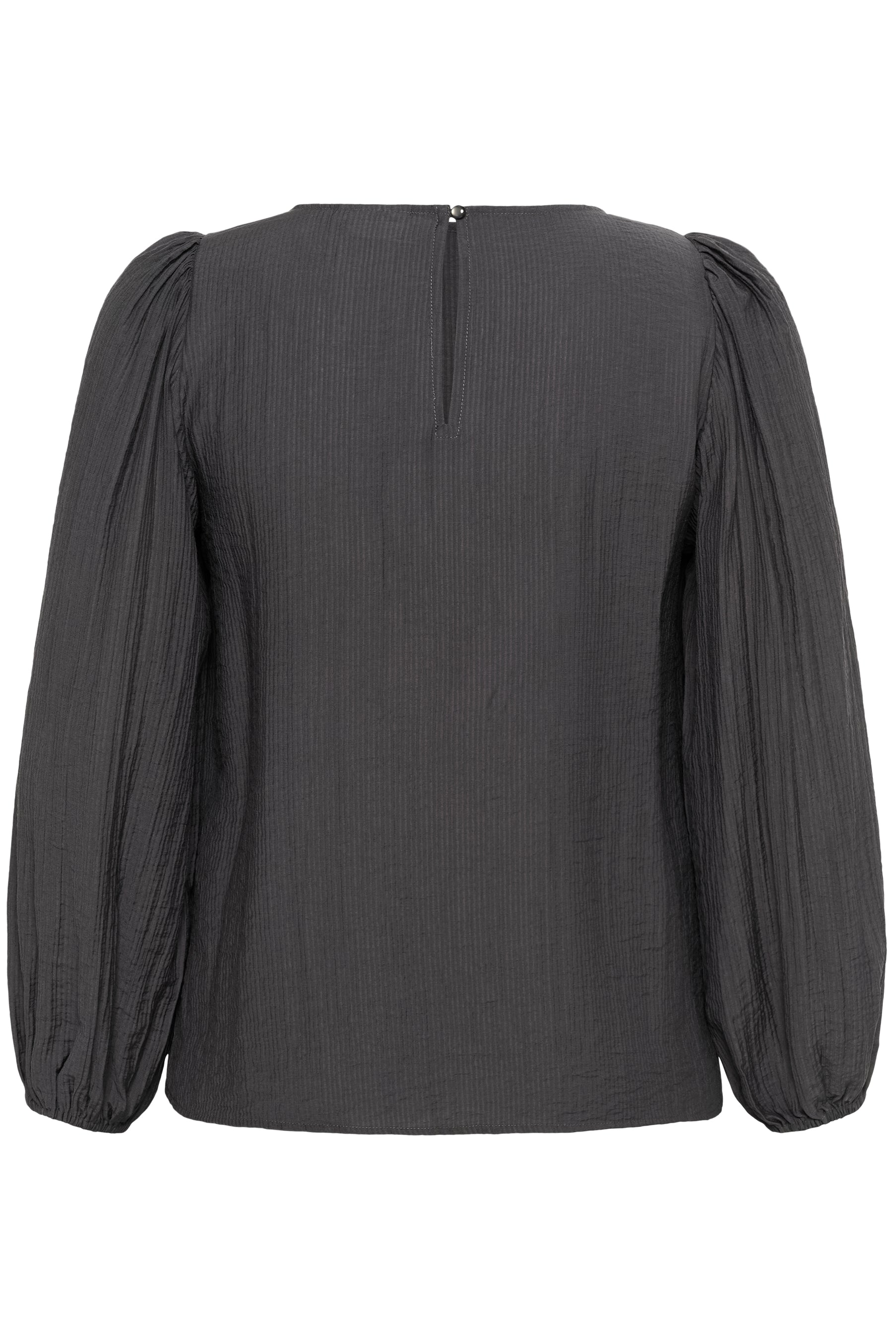 Kaffe Curve Viva Blouse in Charcoal