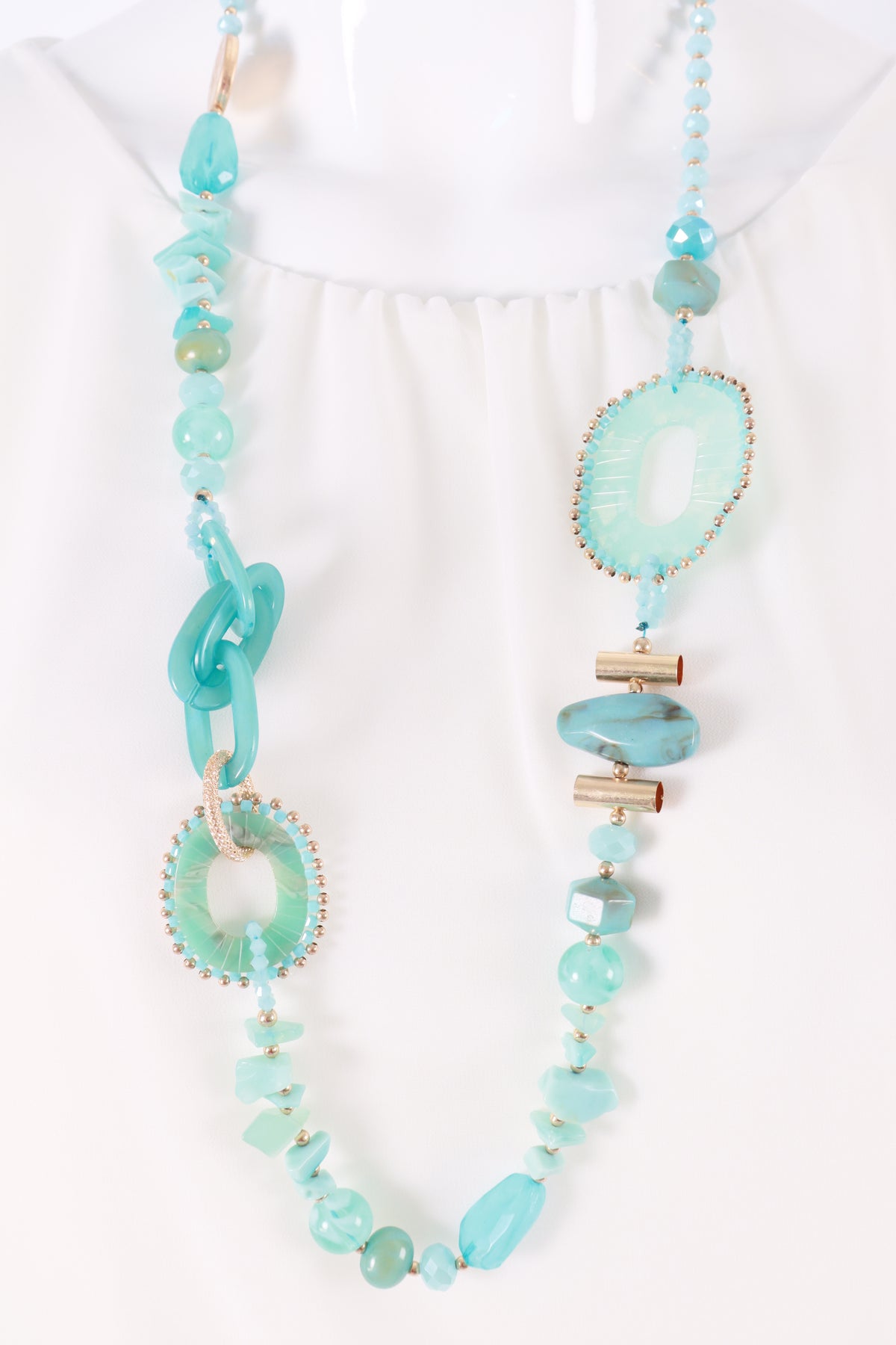 Kira Necklace in Blue