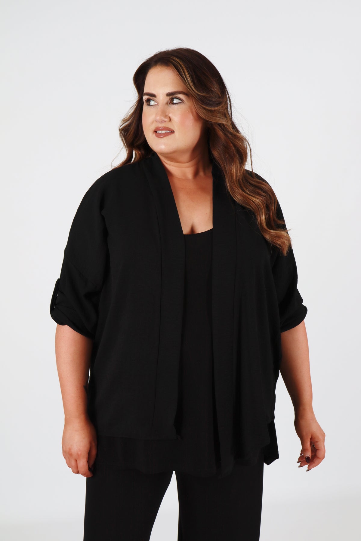 Lainey Cardigan in Black