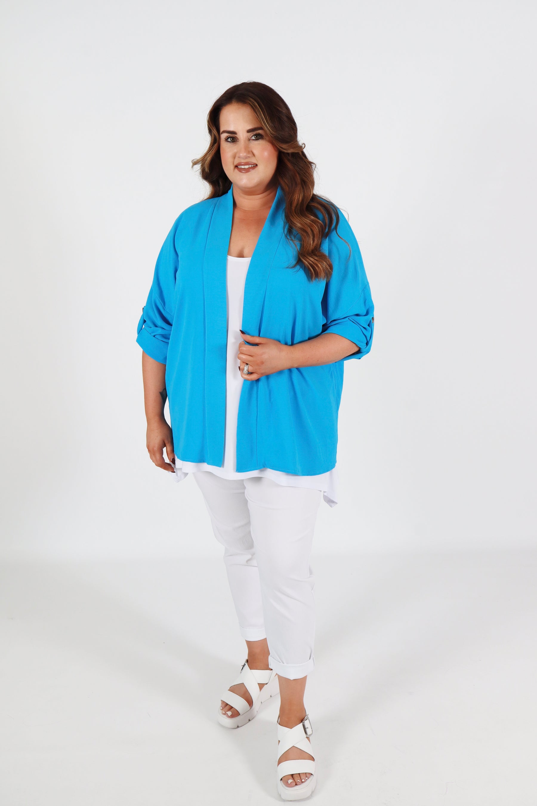 Lainey Cardigan in Blue