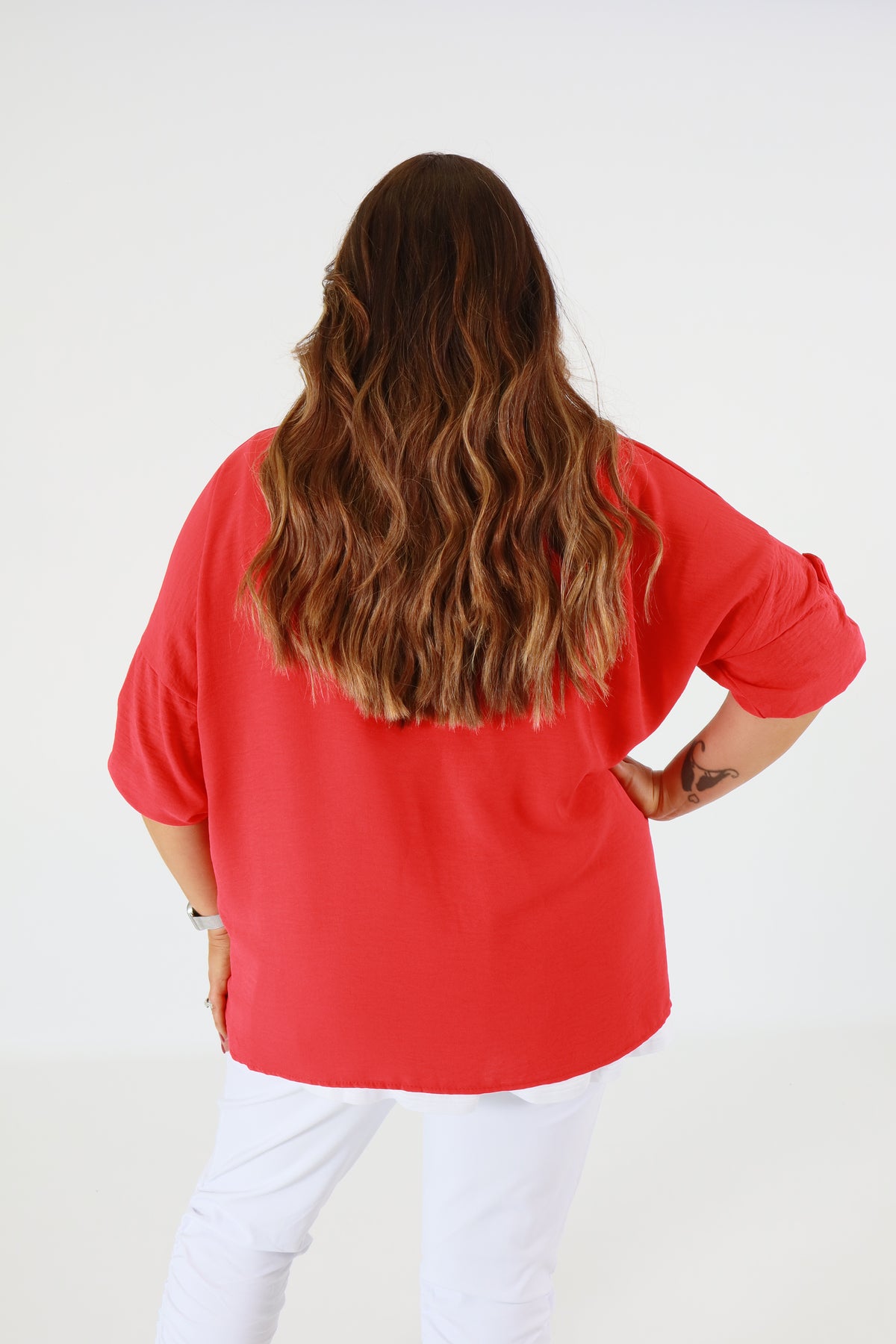 Lainey Cardigan in Red