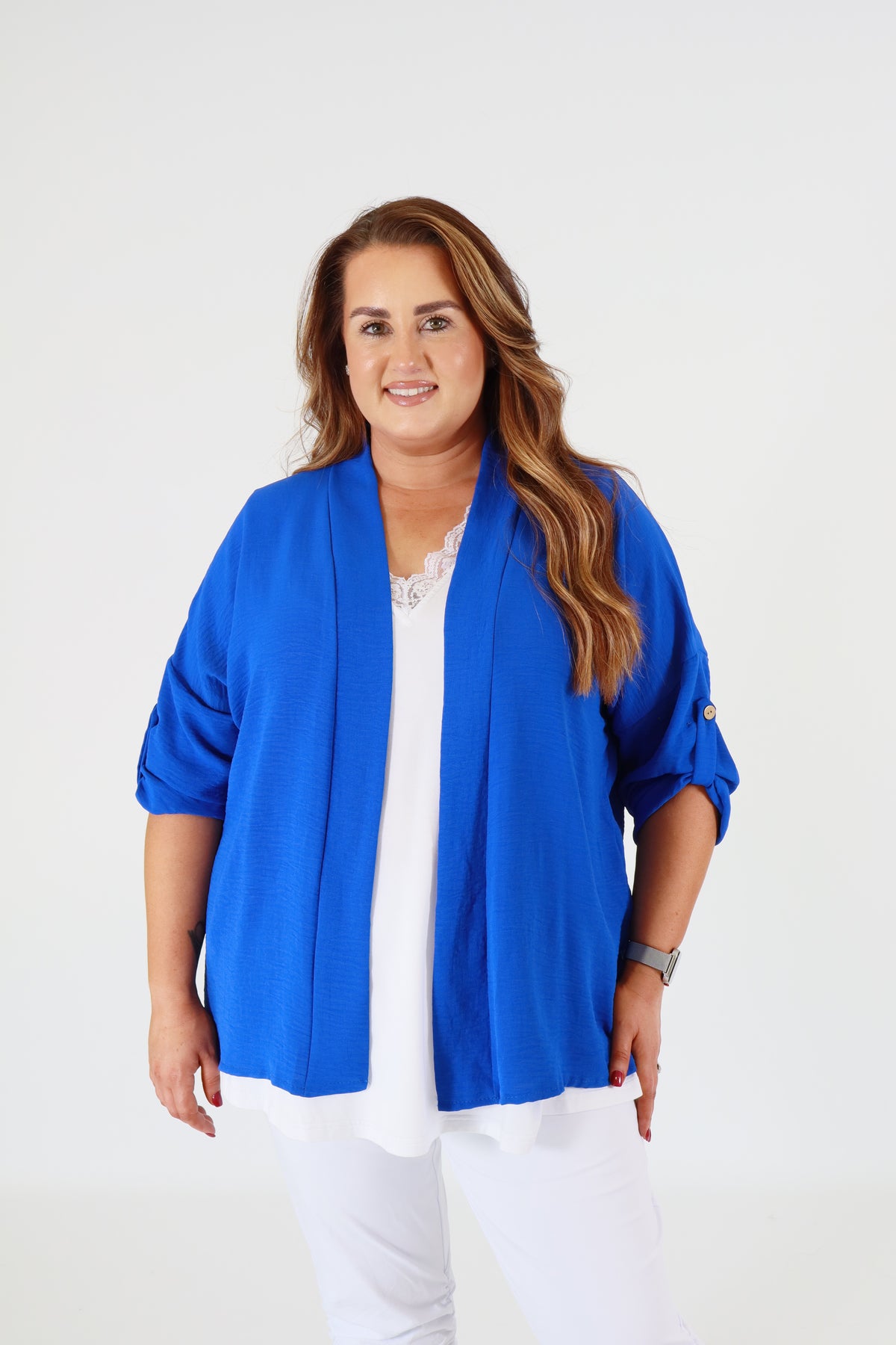 Lainey Cardigan in Royal Blue