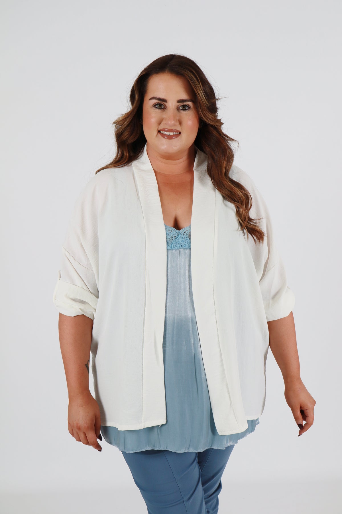 Lainey Cardigan in White