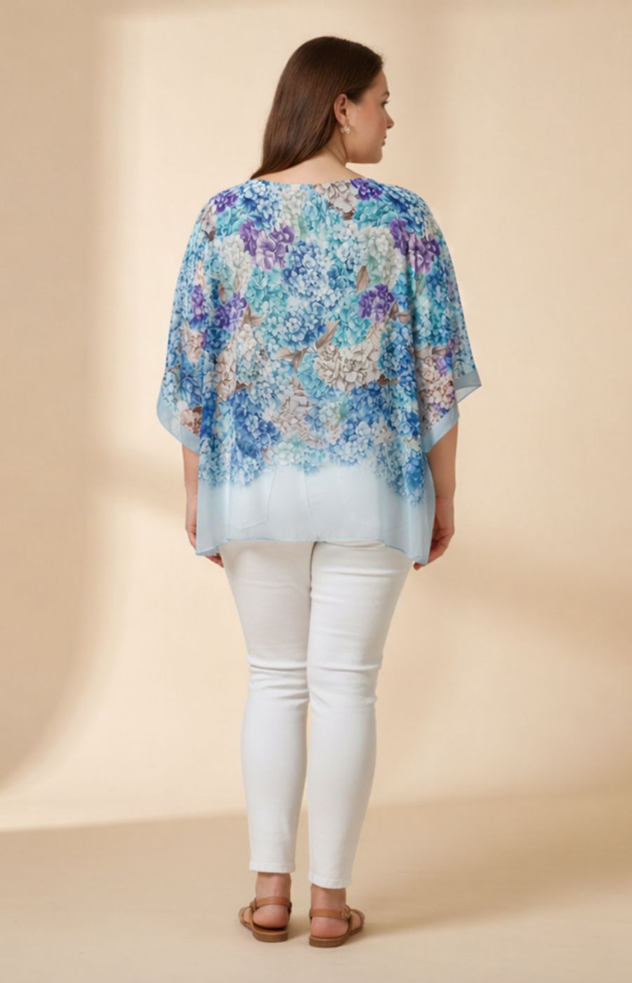 Layla Blouse in Turquoise